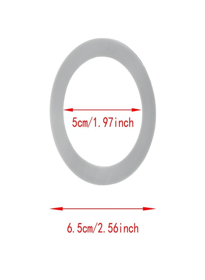 Lilaly 5pcs Blender O-Ring Gasket Replacement, Black Rubber Blender Part Gasket, Fits 5cm/1.97inch Jars - Image 2